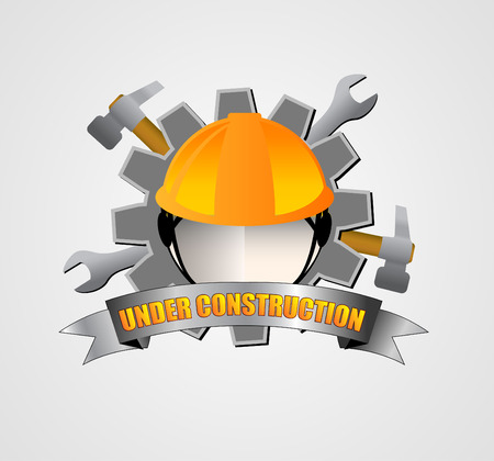 building background under construction sitのイラスト素材