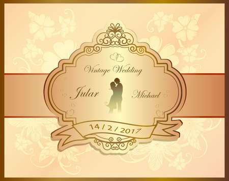 Set of vector labels, cutout paper frames with flourish decoration, vintage ornamental calligraphic vignettes, Wedding label frame designのイラスト素材