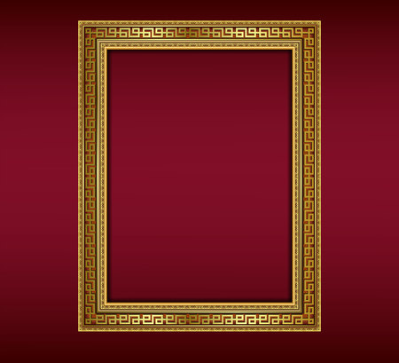 Thailand line floral for picture, Vector design decoration pattern Thai art styleのイラスト素材
