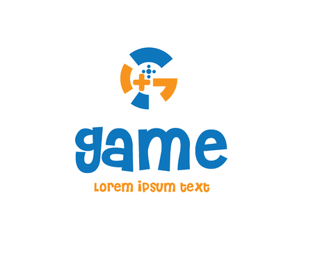 Game Logo Design Concept. AI 10 supported.のイラスト素材