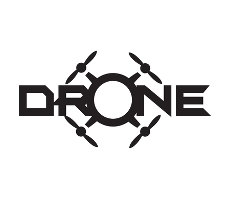 Drone Logo Concept Design. AI 10 Supported.のイラスト素材