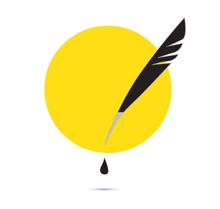 Classic pen design icons. AI 10 supportedのイラスト素材
