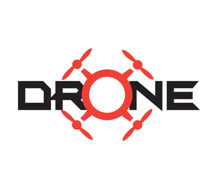 Drone Logo Concept Design. AI 10 Supported.のイラスト素材