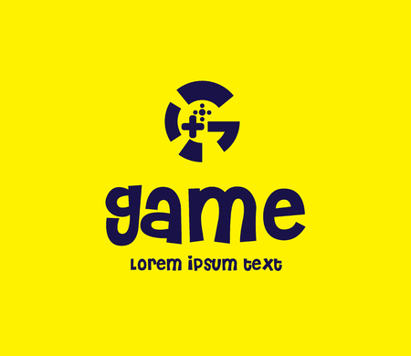 Game Logo Design Concept. AI 10 supported.のイラスト素材