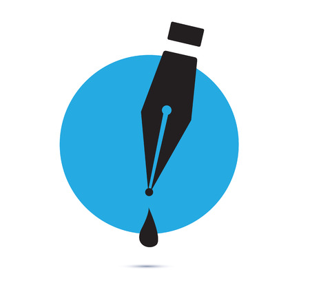 Classic pen design icons. AI 10 supportedのイラスト素材