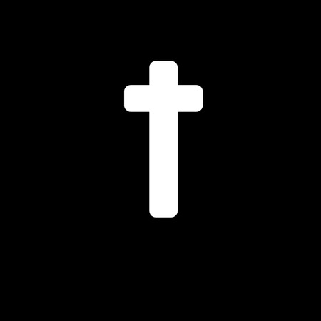 Holy Cross Icon Design.のイラスト素材