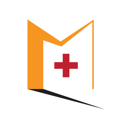 Door and Plus Icon. AI 10 SUpported.のイラスト素材