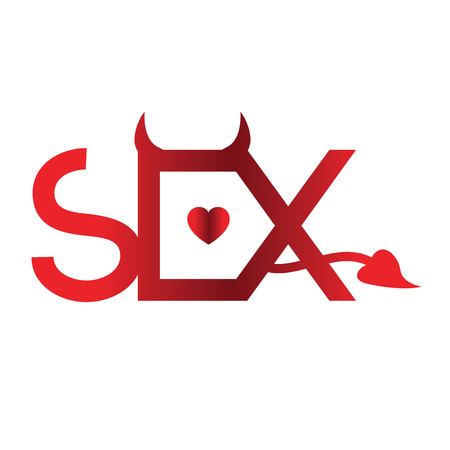 Coffee and Sex Concept Design.のイラスト素材