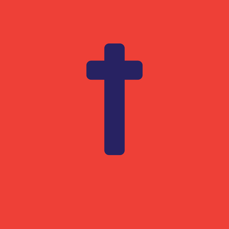 Holy Cross Icon Design.のイラスト素材