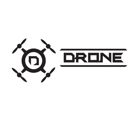 Drone Logo Concept Design. AI 10 Supported.のイラスト素材