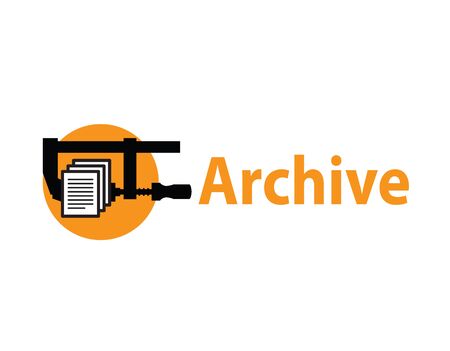 Archive Logo Design Conceptのイラスト素材