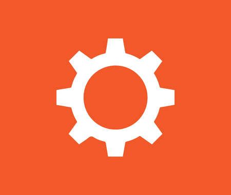 Gear icon design. AI 10 Supported.のイラスト素材