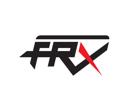 FRX concept logo design. AI 10 Supported.のイラスト素材