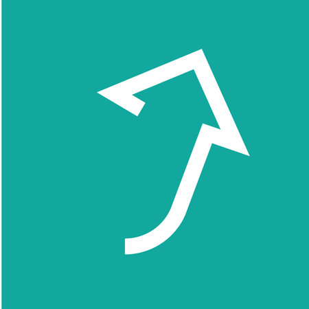 Arrow icon design concept. AI 10 supported.