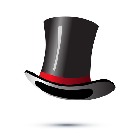 Classical Classic tall hat. AI 10 Supported.のイラスト素材