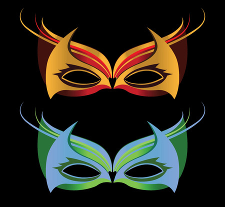 Masquerade Glasses Design.のイラスト素材