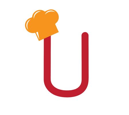 Cook Themed Alphabet Design Conceptのイラスト素材