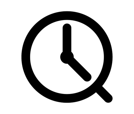 Clock Icon Design, AI 8 supported.のイラスト素材