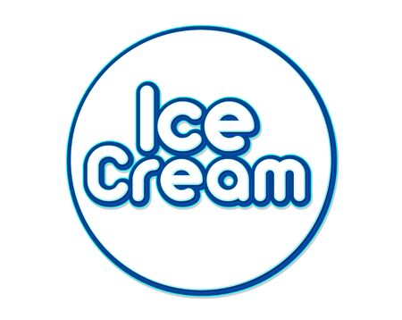 Ice Cream Concept Designのイラスト素材