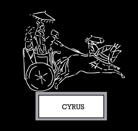 Illustration of Cyrusのイラスト素材