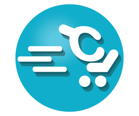 Shopping Cart Icon Concept Design. AI 8 supported.のイラスト素材