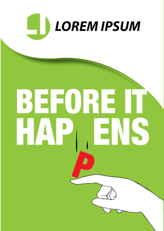 Leaflet Cover Design.のイラスト素材