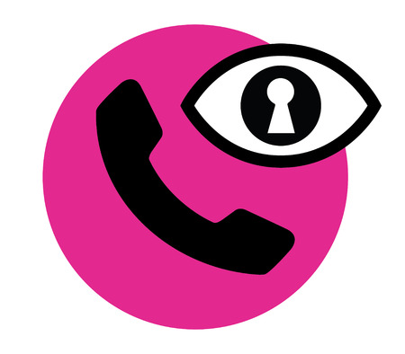Phone and Security Concept.のイラスト素材