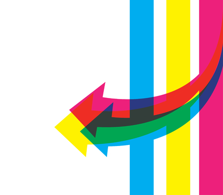 Colored Template Design.のイラスト素材