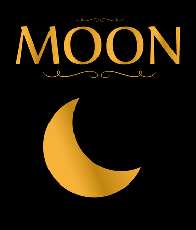 Moon Poster Concept Designのイラスト素材