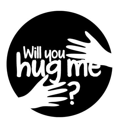 Will You Hug Me Concept Designのイラスト素材