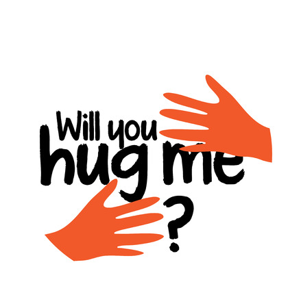 Will You Hug Me Concept Designのイラスト素材