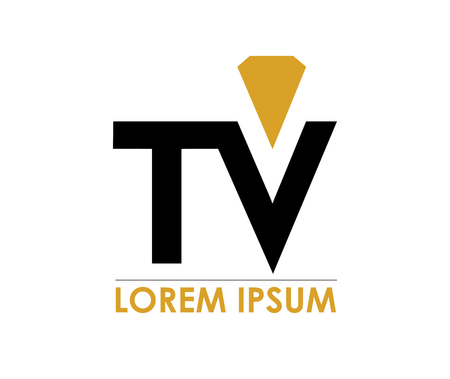 Diamond TV  Designのイラスト素材