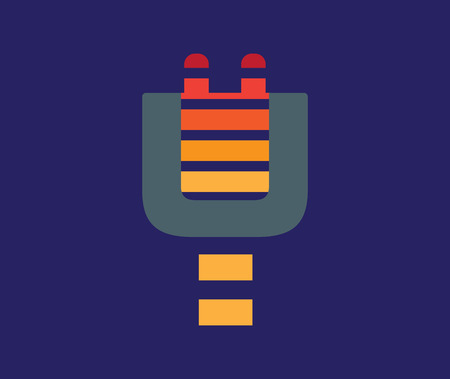 Electric Plug Icon Designのイラスト素材