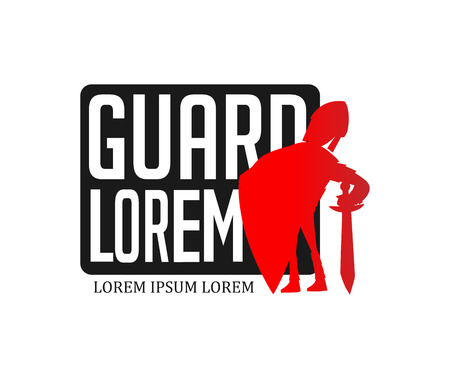 Guard Logo Concept Design. EPS 10 supported.のイラスト素材