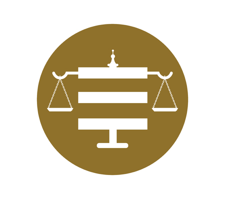 Law IconConcept Design. EPS 8 supported.のイラスト素材