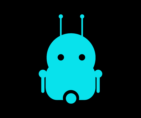 Cyber Robot Mascot Design. EPS 8 supported.のイラスト素材
