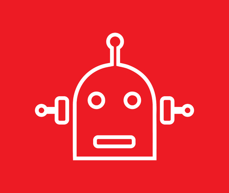 Cyber Robot Mascot Design. EPS 8 supported.のイラスト素材