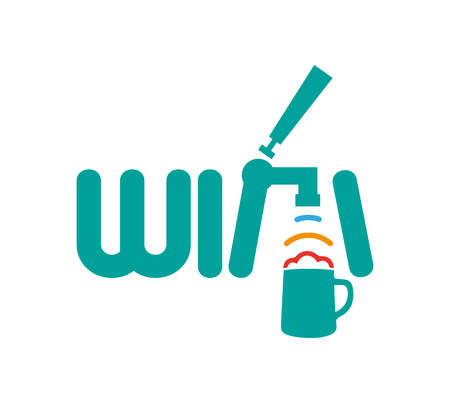 Wifi Logo Concept Design. Eps 8 supported.のイラスト素材