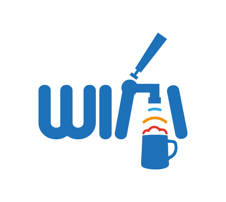 Wifi Logo Concept Design. Eps 8 supported.のイラスト素材