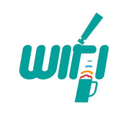 Wifi Logo Concept Design. Eps 8 supported.のイラスト素材