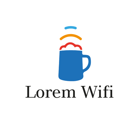 Wifi Logo Concept Design. Eps 8 supported.のイラスト素材