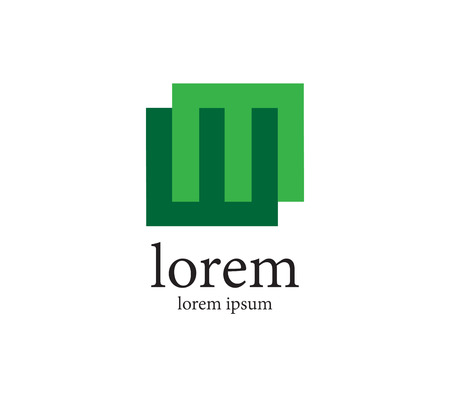 WM Logo Design Concept. Eps 8 supported.のイラスト素材