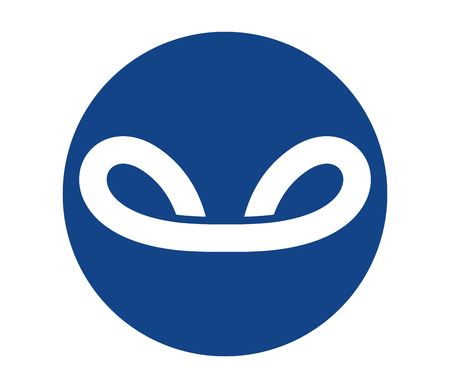 Abstract Knot Icon Design. Eps 8 supported.のイラスト素材
