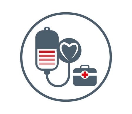 Concept Design on Health with Heart Shape. Eps 8 supported.のイラスト素材