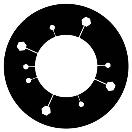 Illustration on the Corona Virusのイラスト素材