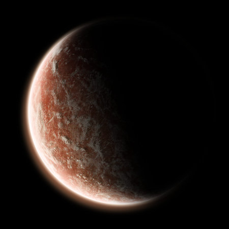 Planet earth sunrise