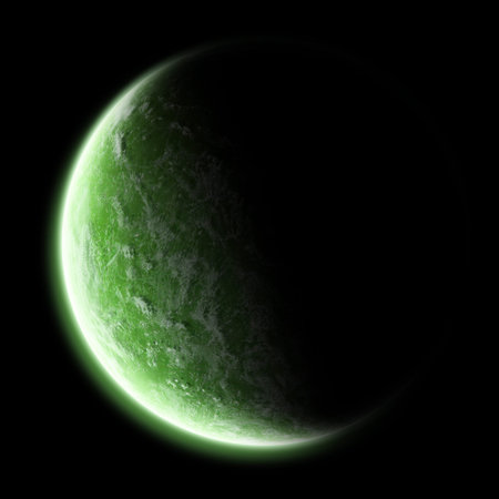 Planet earth sunrise