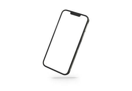 PARIS - France - April 28, 2022: Newly released Apple Smartphone Iphone 13 pro max realistic 3d...