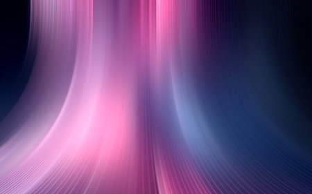 Abstract background with speed light effect. Blue pink purple wavy texture wallpaper. 3D renderingの写真素材
