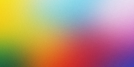 Abstract gradient background with colorful grainy effect. Blurred texture with digital noise. 3D renderingの写真素材